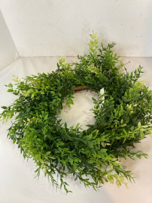 Green Plastic Wreath