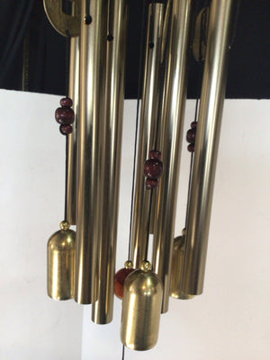 Black/Gold Wood/Metal Wind Chime