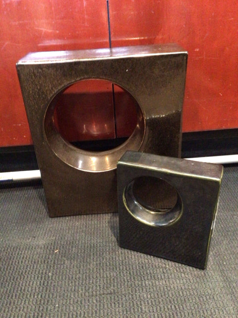 Accent Bronze Metal 2 Piece Sculpture