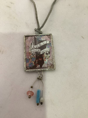 Pink/Gray Necklace