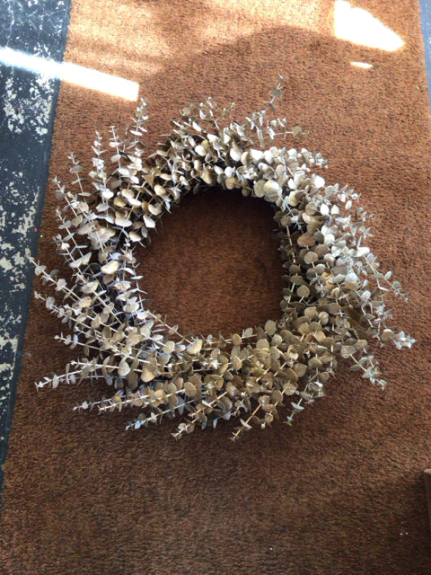 Wreath Gold Sparkle Holiday Item