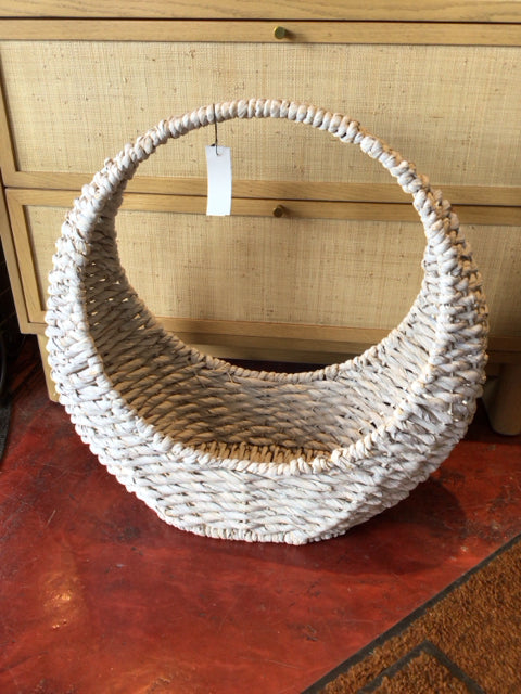White Wicker Basket