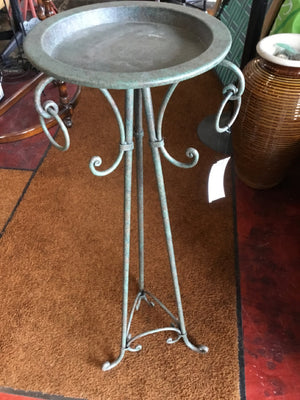 Green Metal Plant Stand