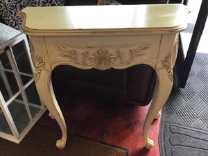 Louis XV Wood Accent Yellow Table
