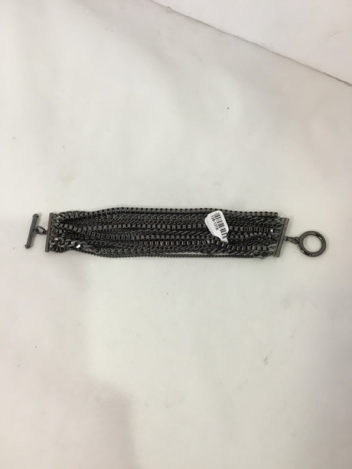 Gray Chain Bracelet