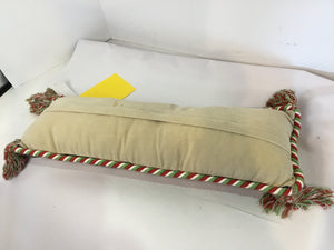 Pillow Red/Green Polyester Nutcracker Holiday Item