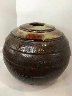 Brown Pottery Vase