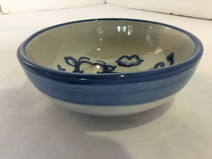 Gray/Blue Pottery Bowl