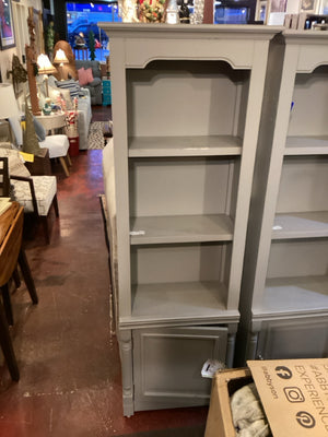 Coleman Wood Painted Gray Bookcase/Bookshelf REN-E1038-5