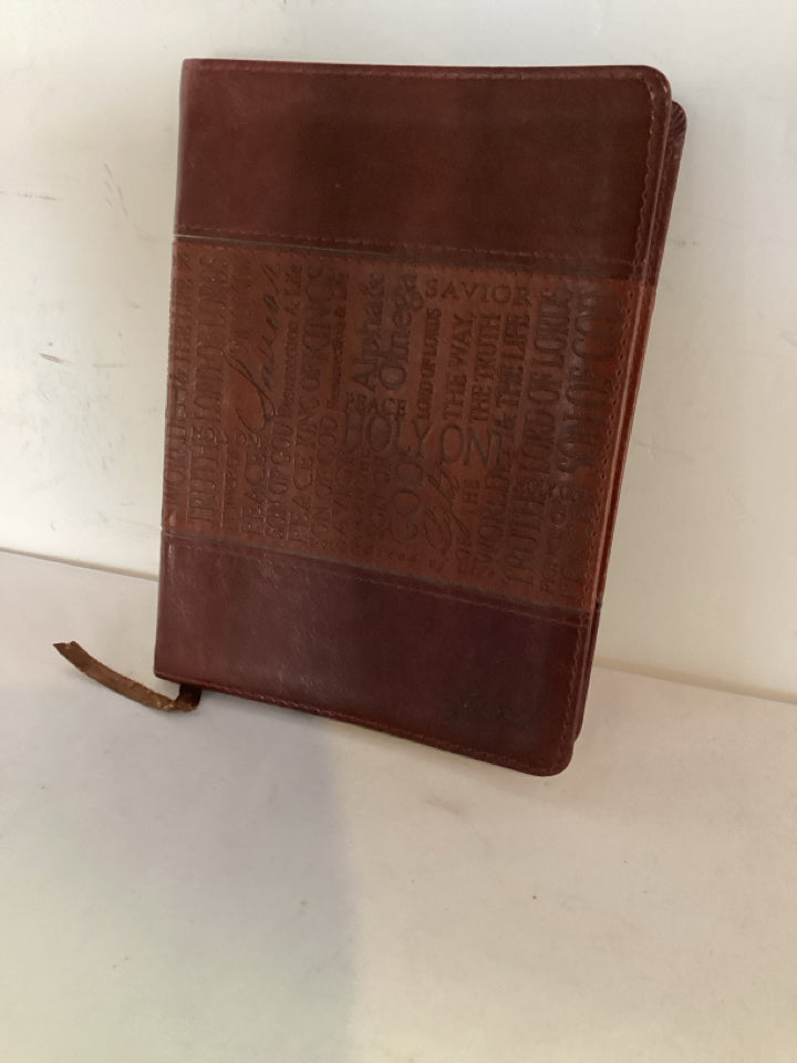 Religious Brown Leather Journal