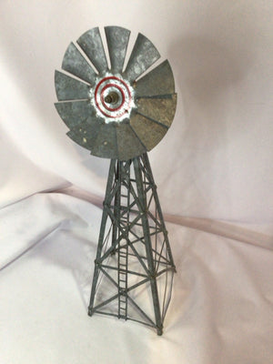 Gray Metal Windmill Misc