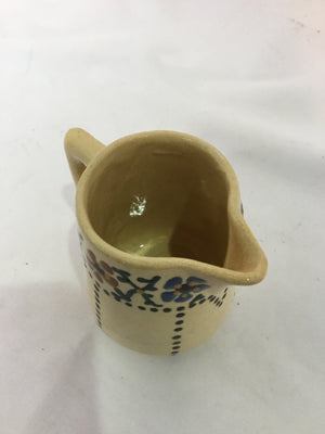 Cream Pottery Pitcher