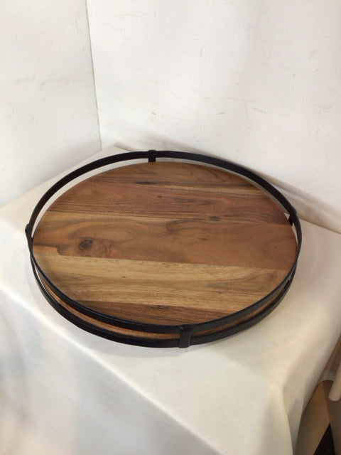 Brown/black Lazy Susan