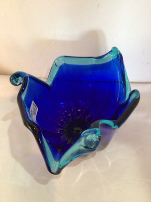 Blue Glass Vase