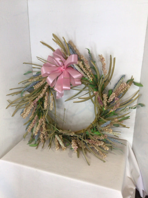 Pastel Plastic Wreath