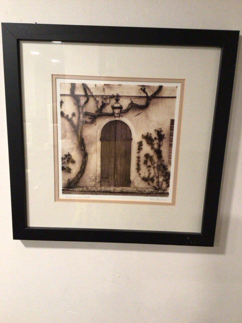Signed Architectural Black/White Framed Art