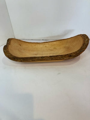 Raw Wood Carved Bowl