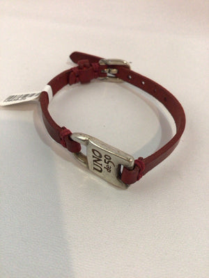 UNOde50 Silver Plated Red Bracelet