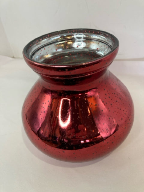 Red Glass Vase