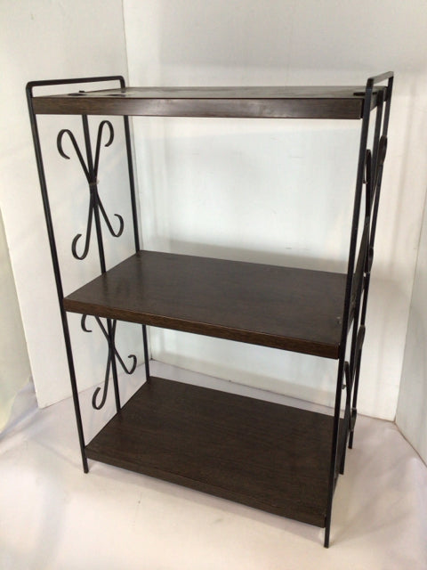 Brown Metal Shelf