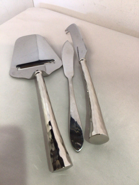 Set of 3 Silver Serving Pieces