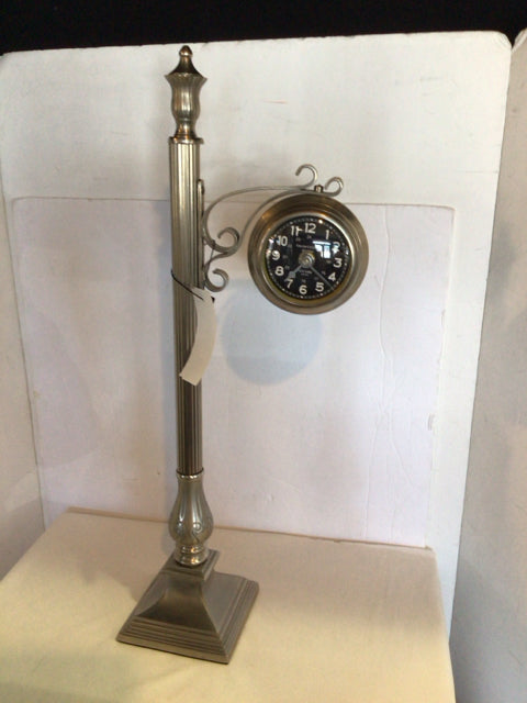 Table Top Silver Clock