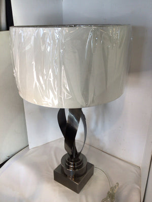 Modern Silver Metal Lamp