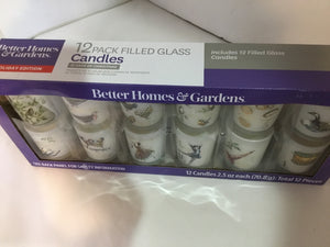 Better Homes White/Multi Set of 12 Candle