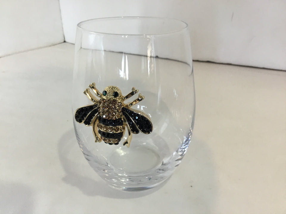 The Queen's Jewels Glam Clear Glass Bee Glass