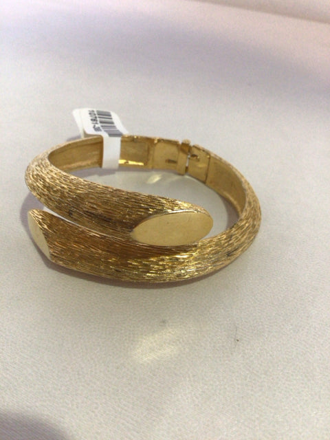 Trifari Gold Bangle Bracelet