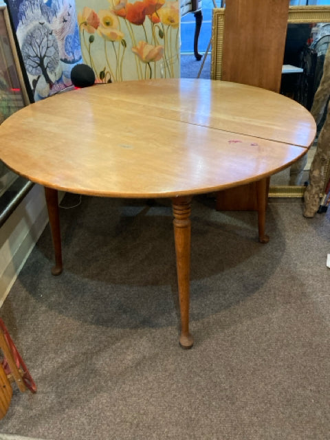 Wood w/Leaf Kitchen Brown Table