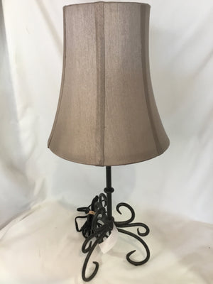 Black Cast Iron Lamp