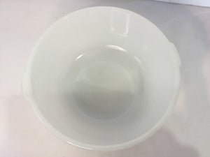 Glassbake White Glass Bowl