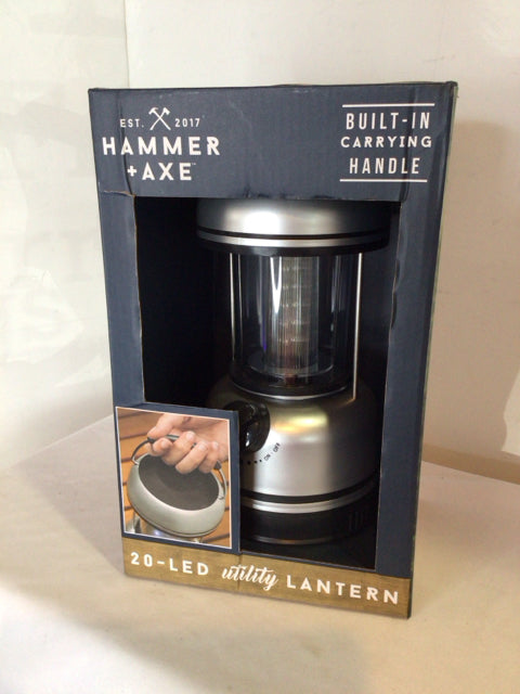 Black/Gray Plastic LED Lantern