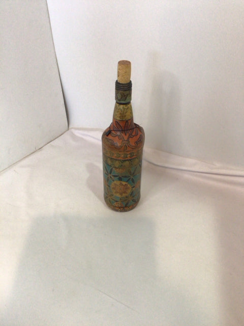 Painted Multi Glass Bottle