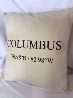 Elm & Iron White/Black Cotton Columbus Pillow