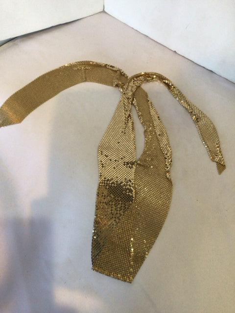 Whiting Davis Metal Gold Scarf