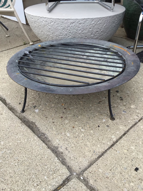 Black Metal Fire Pit