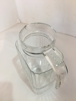 Clear Glass Pitcher