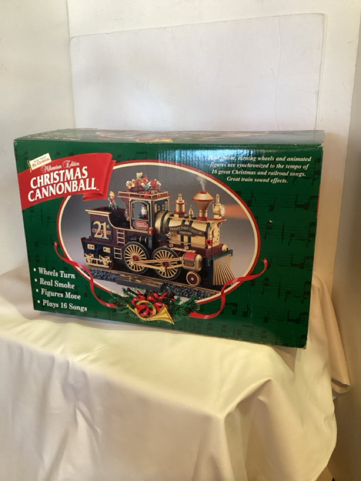 Christmas Brown/Gold Train Musical Holiday Item