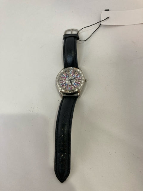 Black Rhinestone Watch