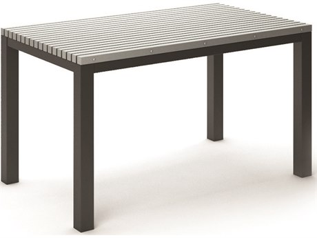 Net Retailers Outdoor/Outside Aluminum High Top Silver Table B8LNPJGT