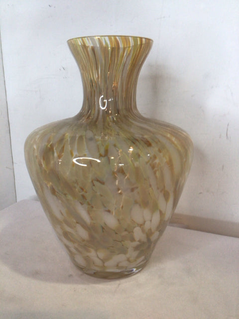 Tan Glass Vase