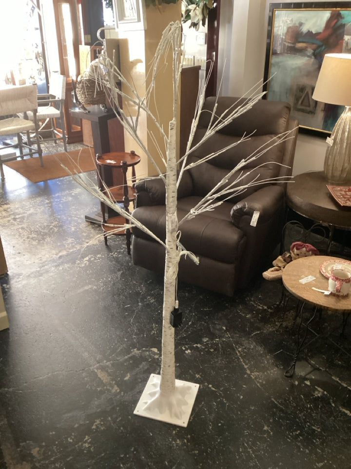 Tree White Birch Battery Holiday Item