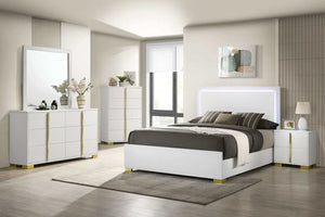 78ZWSVJT Coaster Laminate White Bedroom Set