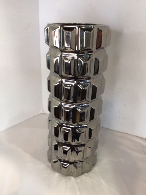 Silver Glass Umbrella Stand