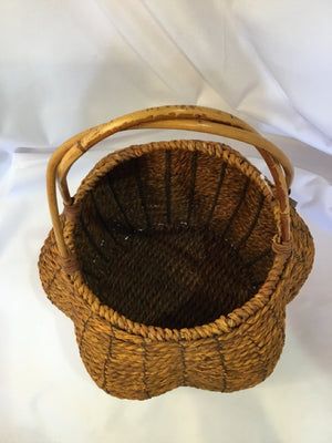 Basket Orange Wicker Pumpkin Holiday Item