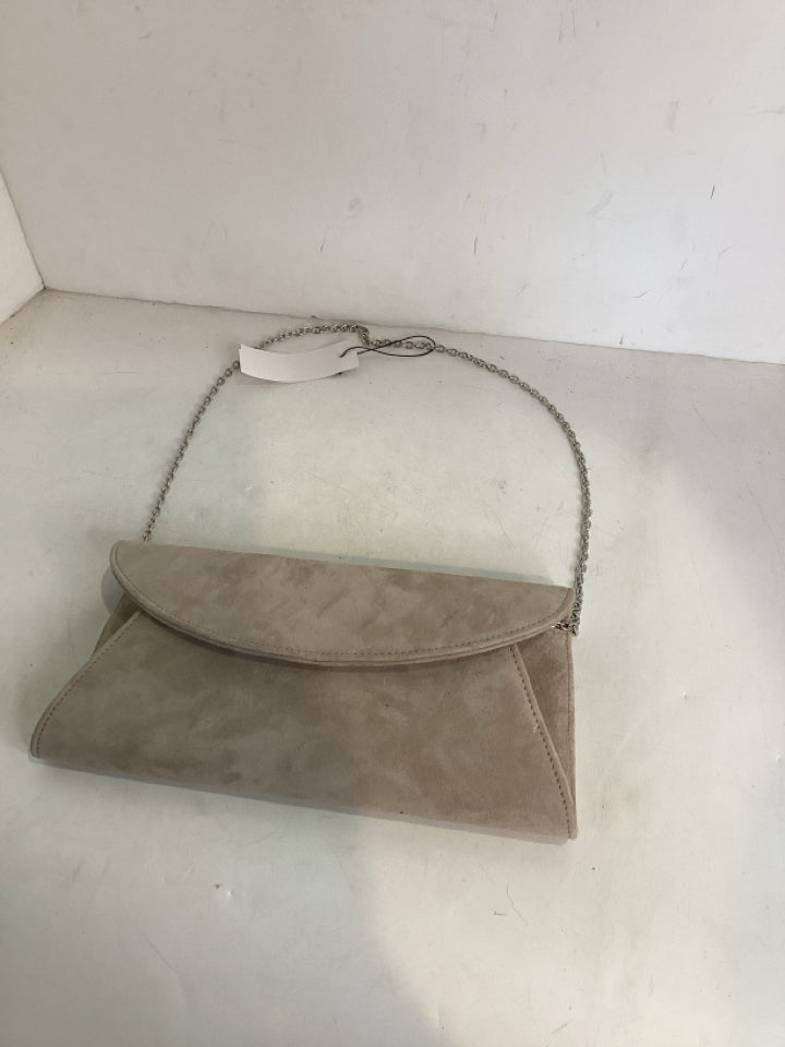Sole Bliss Suede Tan Purse