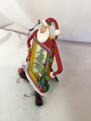 Frame Red Santa Holiday Item