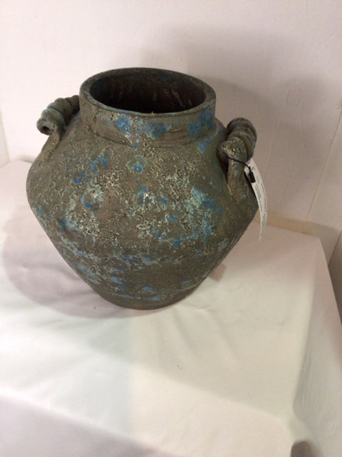 Vintage Blue/Gray Pottery Vase